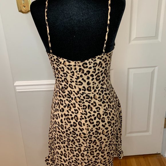 short little cheetah print dress - Picture 4 of 9